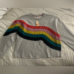 Adorable Marine Layer rainbow crewneck sweatshirt🌈